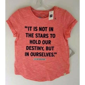 Gap Kids ED Ellen Degeneres Stripe cotton tee M